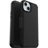 Otterbox Strada Folio mit MagSafe, iPhone 15 Plus Smartphone Hülle Schwarz