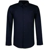 Boss H-hank Kent Langarmhemd Dark Blue 41 Regular