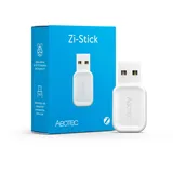 Aeotec Zi-Stick Zigbee USB Stick für ZHA in Home Assistant, Zigbee2MQTT, Open HAB | IOBROKER | NodeRed | Smart Home Stick, weiss