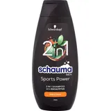 Schauma Men Sports Power 2in1 Shampoo - Osvěžující + Posilující Šampon