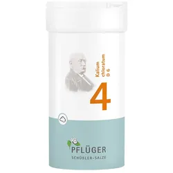 Schüßler-Salze Biochemie Pflüger 4 Kalium chlor. D6 Pulver