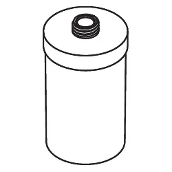 Hewi System 800 Behälter 800.06.E0286 für Seifenspender, sand