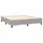 vidaXL Boxspringbett mit Matratze Hellgrau 160x200 cm Stoff1398342