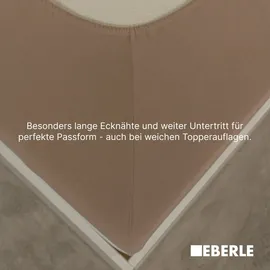 bellana Spannbettlaken Jersey 180 x 200 cm weiß