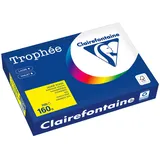 Clairefontaine Kopierpapier Trophée canariengelb DIN A4 160 g/qm 250 Blatt