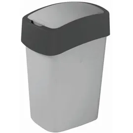 Curver Flip Bin 10 l silber/graphit