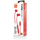 JBL Tune 310C, In-Ear Wired USB-C Headphone with High Resolution, Red