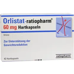 Orlistat-Ratiopharm 60 mg Hartkapseln 42 ST