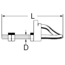 Dörner + Helmer Schaukelhaken 160 mm 6er Pack 4814814