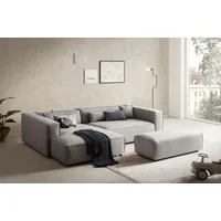 LeGer Home by Lena Gercke Eckcouch Cord 2-Sitzer Grau