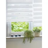 GARDINIA Doppelrollo mit weißer Aluminumkassette, 140 x 160 cm