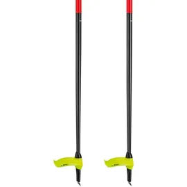 Leki Alpino Leki Mezza Race Skistöcke (Größe 140CM, rot)
