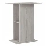 vidaXL Aquarienunterschrank Grau Sonoma 60,5x36x72,5 cm