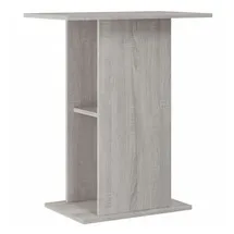 vidaXL Aquarienunterschrank Grau Sonoma 60,5x36x72,5 cm