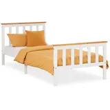 Homestyle4u 90 x 200 cm Weiß