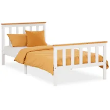 Homestyle4u 90 x 200 cm Weiß