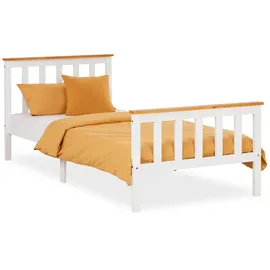 Homestyle4u 90 x 200 cm Weiß