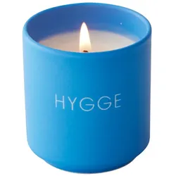 Design Letters - Duftkerze klein, Hygge / kobaltblau