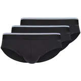 SKINY Slip Brasil-Slips Cotton Multipack schwarz XL 3er Pack
