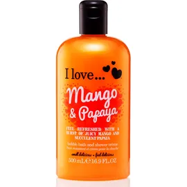 I love Mango & Papaya Dusch- und Badecreme 500 ml