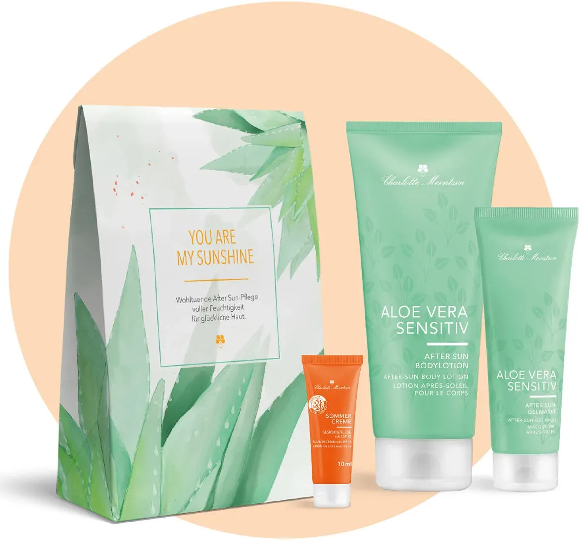 Charlotte Meentzen Aloe Vera Sensitiv Sunshine Set