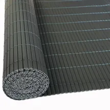 Estexo Sichtschutzmatte 140 x 500 cm grau PVC