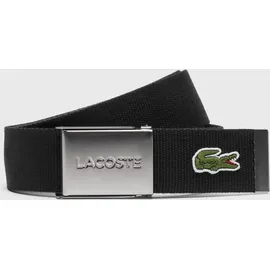 Lacoste Gürtel Polyester schwarz 90