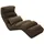 Costway Relaxliege 175 x 55 x 20 cm Braun