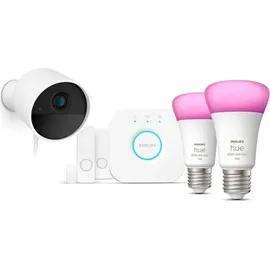 Philips Hue Secure Kamera Bundle Weiß/Blau