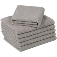 ZOLLNER Handtücher grau 50x70 cm, Oeko-Tex® Standard 100, Badtextilien,