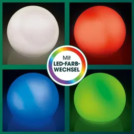 EasyMaxx Solarleuchte Kunststoff 40 cm x 40 cm x 37 cm 2er Set weiß