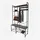 Relaxdays Garderobe Industrial Design Schwarz
