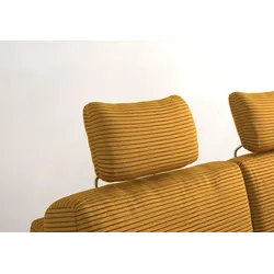 Kopfstütze HOME AFFAIRE "Summer", gelb (mustard), B:50cm H:25cm T:12cm, 100% Polyester, Polsterauflagen