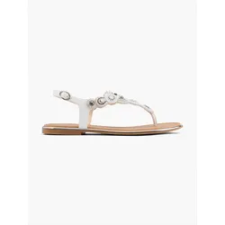 Sandale - Damen - silber - 40