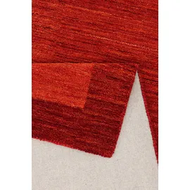 THEKO Wollteppich THEKO "Gabbeh Super, Handweb, auch als Läufer erhältlich, reine Wolle" Gr. 13, rot, B:90cm H:9mm L:250cm, Wolle, Teppiche, Schlafzimmer, Wohnzimmer, Esszimmer, auch als Bettumrandung