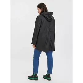 Vero Moda Curve Damen VMCMALOU Coated Jacket CUR NOOS Jacke, Black, 50