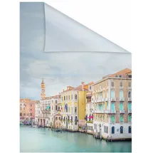 Lichtblick Fensterfolie Vendig 1 St., blickdicht, strukturiertKlebepunkte, selbstklebend, Sichtschutz, bunt