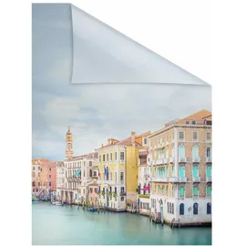 Lichtblick Fensterfolie Vendig 1 St., blickdicht, strukturiertKlebepunkte, selbstklebend, Sichtschutz, bunt