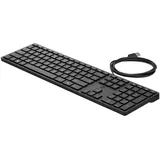 HP 320K Desktop Tastatur EU schwarz