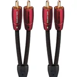 AudioQuest Golden Gate Cinch-Audiokabel, 2 x Cinch-Audiokabel, 2 x RCA, 2 x RCA, Kupfer, 2 m, Schwarz