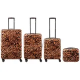 Franky PC13LEO Koffer-Set 4-tlg. braun