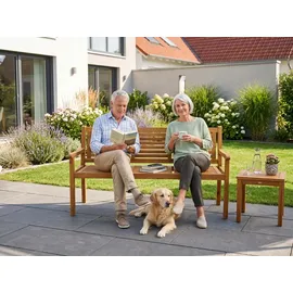 prestige home living outdoor 3-Sitzer Gartenbank 153 x 90 x 57 cm Braun