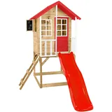 zwerkules Spielhaus Lolla 1 Natur/Rot
