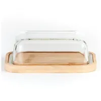 Hanseküche Butterdose – FSC®-Zertifiziert – Hochwertige Butterdose aus Glas