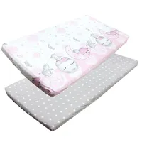 TupTam Baby Spannbettlaken Kinder Spannbetttuch für Babybett Kinderbett 2er