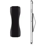 kwmobile Smartphone Fingerhalter schwarz 1er-Pack
