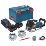 Bosch Professional Nutfräse GNF 18V-40 Mauernutfräse + 2x ProCORE Akku 5,5Ah + Ladegerät + L-Boxx