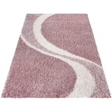 My Home Hochflor-Teppich »Fantasy«, rechteckig, Luxus Hochflor, Shaggy, modernes Design, weich & kuschelig, rosa