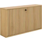 alasans Schuhschrank OLIVIA Eiche Braun 71 x 14 x 43 cm