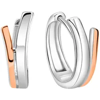 ZEEme Creolen Basic mehrfarbig 925/- Sterling Silber one-size